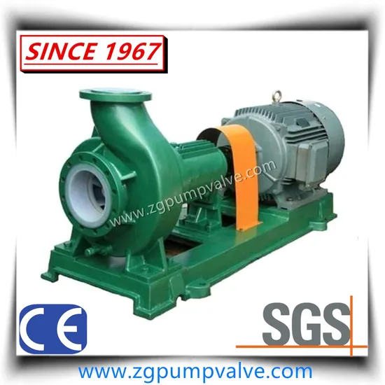Chemical Metal Metallurgy Electrolyte Transfer Centrifugal Horizontal PTFE Lined Pump