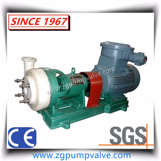 Chemical Metal Metallurgy Electrolyte Transfer Centrifugal Horizontal PTFE Lined Pump