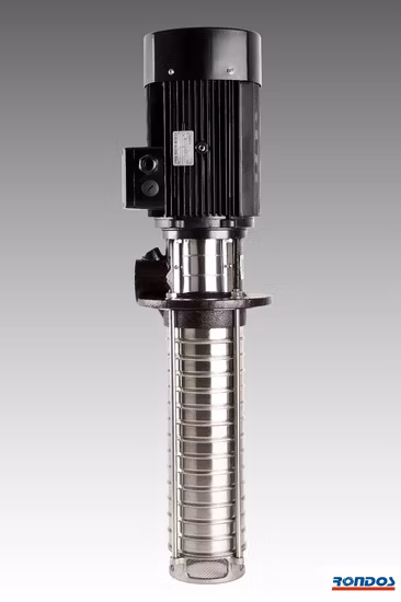 Вертикальный непроницаемый центробежный химический погружной водоотливной насос из нержавеющей стали