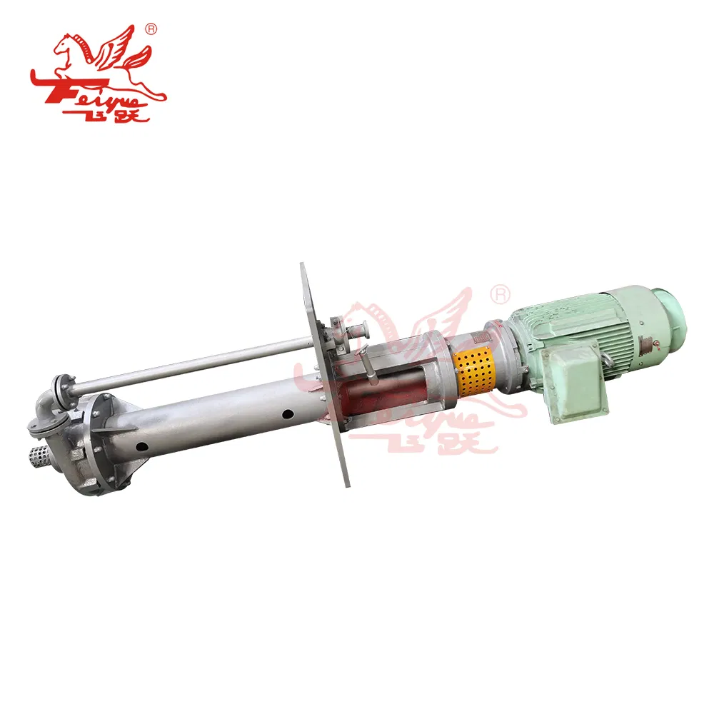 API 610 Vs4/Vs5 Полупогружной вертикальный центробежный промышленный погружной отстойник с длинным валом Вертикальный электрический водяной насос из нержавеющей стали со суспензией фосфорной кислоты