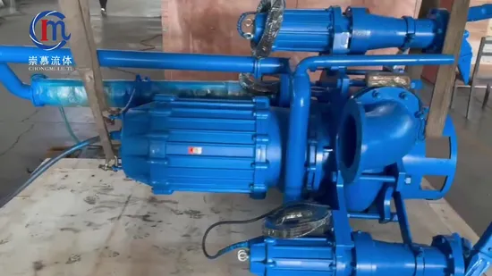 Zjq River Dring Погружной насос для грязевого шлама Вертикальный центробежный насос для всасывания песка Погружной насос для добычи минерального шлама